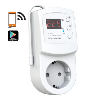 Terneo rzx терморегулятор для инфракрасных панелей и конвекторов в 