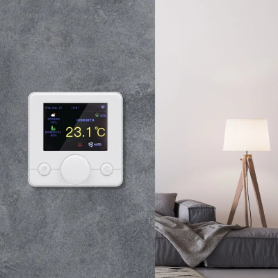 Русское тепло РТ-15 Wi-Fi терморегулятор для теплого пола, белый в 