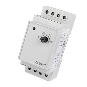DEVIreg 330 (-10 +10°C) терморегулятор для наружных систем с датчиком на проводе в 