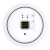 Эрголайт ТР SERIE ITALIANA ROTONDO терморегулятор для теплого пола, белый в 