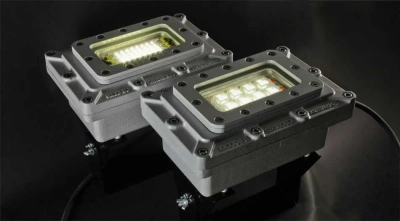 Взрывозащищенный плоский светодиодный светильник серии СГУ02-...С (CCFE-01-LEDU) в 