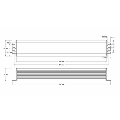 Источник питания D-LUCE Fonte HEP-120H-0,7-P-IP65 (с защ. 380 В) в 