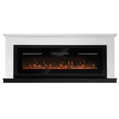 Каминокомплект Electrolux Infinity EFP/P-1600ULS N, портал Canto Long белый, черный в 