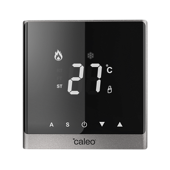 CALEO С732 терморегулятор для теплого пола, серебристый в 