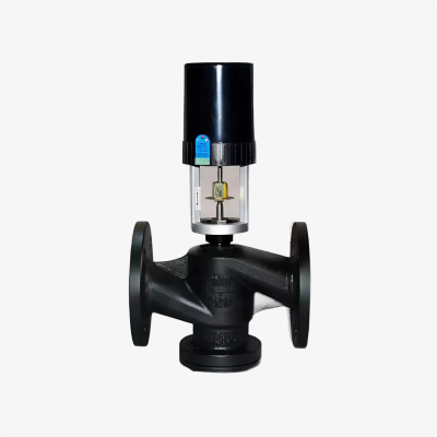 Клапан 2х-ходовой регулирующий чугунный фланцевый РОСКЛАПАН RF-VF-2 DN150 Pn16, c электроприводом в 