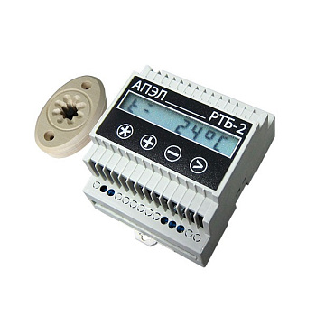 РТБ-2 терморегулятор для высокотепературного нагрева в корпусе DIN с декоративным датчиком в 