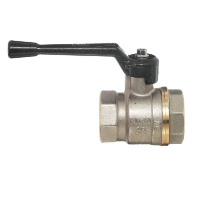 Кран шаровой 11Б27п1 DN20 PN40 вр/вр рычаг никель, серия Standart в 