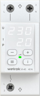 Welrok VI-40 реле напряжения с контролем тока в 