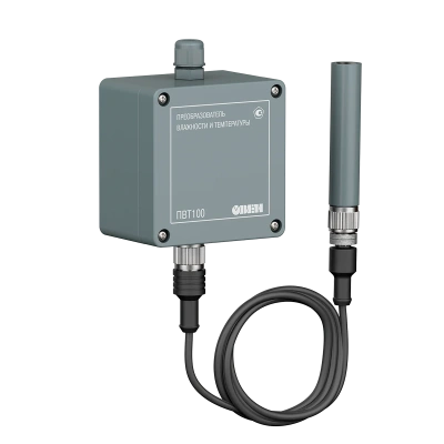 ПВТ100 промышленный датчик влажности и температуры воздуха в 