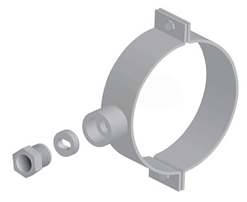 ТС.12.003 хомут для ввода кабеля в трубу d=75 мм в 