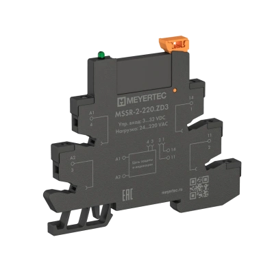 Модуль твердотельное реле и колодка MEYERTEC серии MSSR в компактном корпусе в 