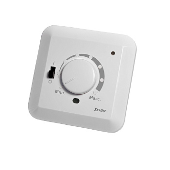 Эрголайт ТР-70П терморегулятор для теплого пола встраиваемый с датчиком пола, белый в 