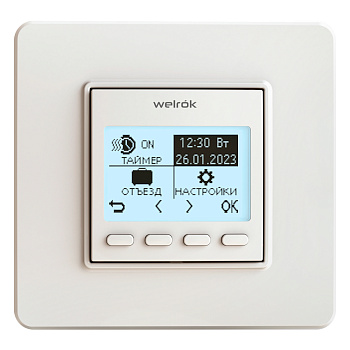 Welrok pro atl терморегулятор для обогревателей без датчика пола в 