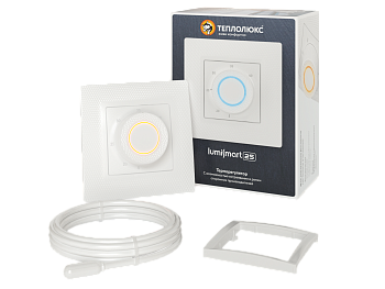 Теплолюкс LumiSmart 25 терморегулятор для теплого пола, белый в 