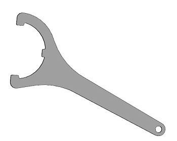 Монтажный ключ для колонки Terminator в 