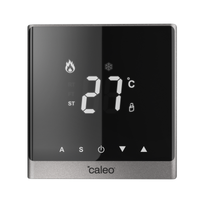 CALEO С732 терморегулятор для теплого пола, серебристый в 
