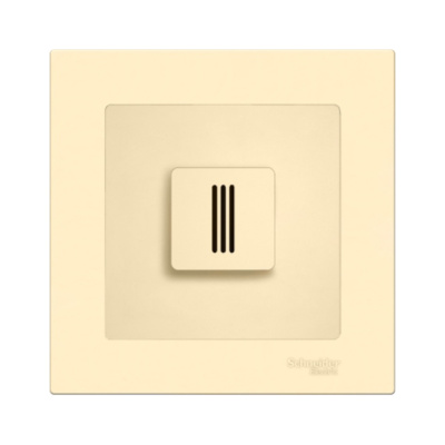 Датчик температуры воздуха Эрголайт, бежевый (в рамки Schneider Electric Atlas Design) в 