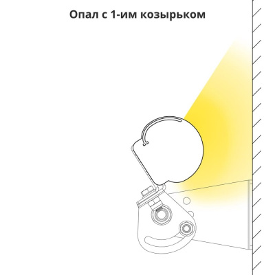 Козырек 1 шт. 2000мм (Модерн) в 