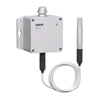 ПВТ110 промышленный датчик (преобразователь) влажности и температуры воздуха в 