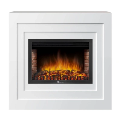 Каминокомплект Electrolux EFP/P-2520LS с порталом Cubo 25 белый в 