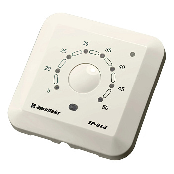 Эрголайт ТР-01.3ВП терморегулятор для теплого пола встраиваемый с датчиками пола и воздуха, бежевый в 