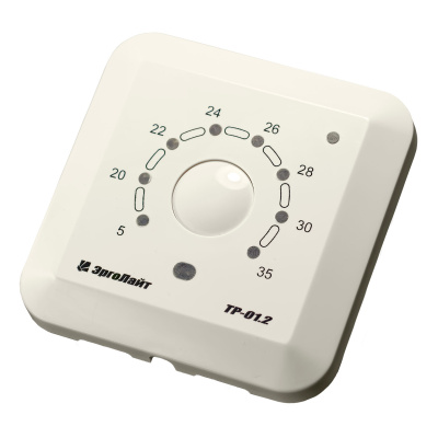 Эрголайт ТР-01.2ВП терморегулятор для теплого пола встраиваемый с датчиками пола и воздуха, бежевый в 