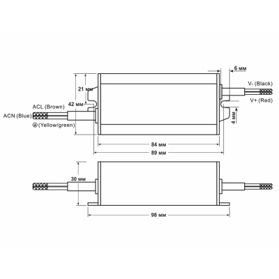 Источник питания D-LUCE Fonte CV-30W-12V-IP65 в 