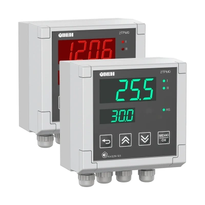 2ТРМ0 двухканальный измеритель с интерфейсом RS-485 в 