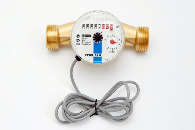 Счетчик холодной воды WFK24.E130-0-R-L-10-IP68 с импульсным выходом ГЕРКОН, ДУ20 в 