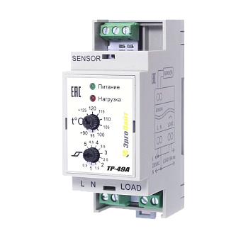 Эрголайт ТР-49А терморегулятор для высокотепературного нагрева c датчиком DS-125MV в 