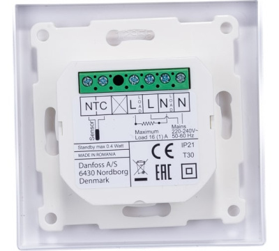 DEVIreg Smart Wi-Fi терморегулятор для теплого пола, белый в 