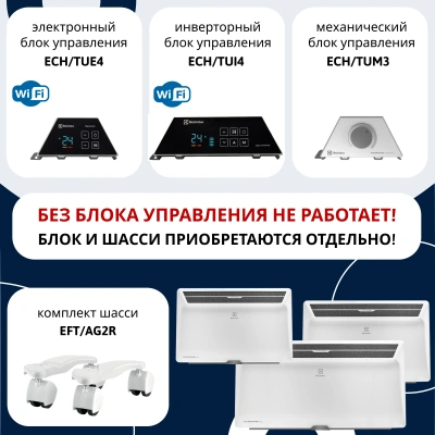 Модуль отопительный электрического конвектора Electrolux серии Air Gate Transformer ECH/AG2-2000 T в 