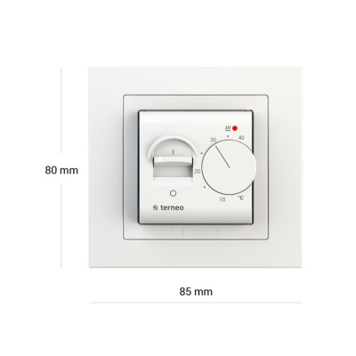 Terneo mex unic терморегулятор для теплого пола, слоновая кость в 