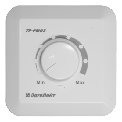 ТР-РМ 03 регулятор скорости вентилятора накладной, черный в 
