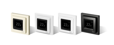 DEVIreg Touch терморегулятор для теплого пола с комбинацией датчиков, черный в 