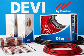 В продаже DEVI - тёплые полы, терморегуляторы, греющий кабель