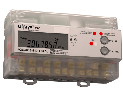 Счётчик электроэнергии Милур 307.62-PRZ-1L в 