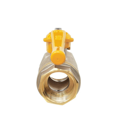 Кран шаровой 11Б27п DN25 PN40 газ вр/вр рычаг никель, серия Standart в 