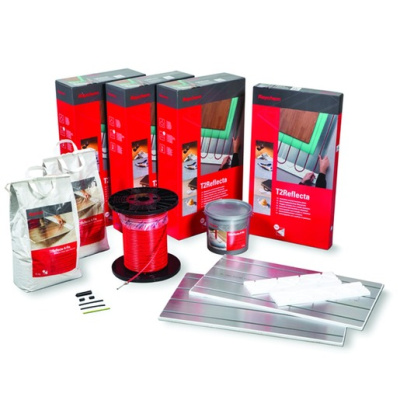 T2Reflecta кабельный теплый пол (для установки под ламинат / паркет) в 