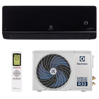 Сплит-система инверторного типа Electrolux Onix Super DC EACS/I-09HIX-BLACK/N8 комплект в 