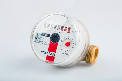 Счетчик горячей воды WFW20.D080-0-R-L-10-IP68, ДУ15 в 