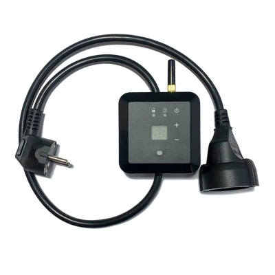 Эрголайт ТР-09РВП GSM терморегулятор для обогревателей с датчиком пола и воздуха, черный в 