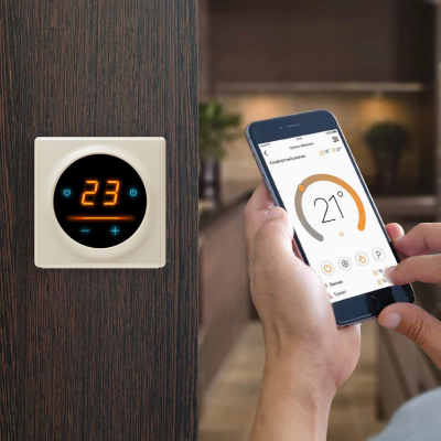 OneKeyElectro Florence OKE-20 терморегулятор для теплого пола, белый в 