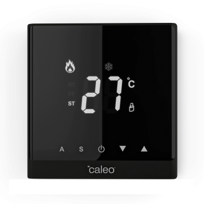 CALEO С732 терморегулятор для теплого пола, черный в 